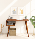 Greystone Solid Sheesham Wood Writing Table with Classic Wooden Finish