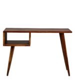 Greystone Solid Sheesham Wood Writing Table with Classic Wooden Finish - Image 4