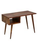 Greystone Solid Sheesham Wood Writing Table with Classic Wooden Finish - Image 5