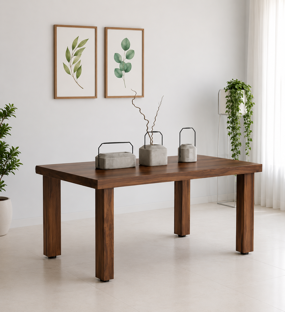 Halvion-Premium-Solid-Sheesham-Wood-Dining-Table-in-Teak-Finish-1.png Import placeholder for 2698 - Image 1