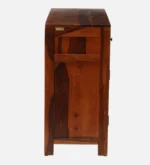 Handcrafted Natural Sheesham Wood Bedroom Storage Cabinet - Image 6