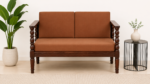 Harrington Castleford Classic Rolled Arm Fabric Upholstered Two Seater Sofa