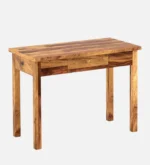 Harrington Solid Sheesham Wood Study Desk with Multiple Storage Compartments - Image 4