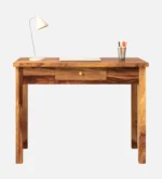 Harrington Solid Sheesham Wood Study Desk with Multiple Storage Compartments - Image 7