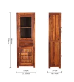 Isadora Sheesham Wood Display & Storage Cabinet - Image 5