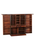 Jorvik Solid Sheesham Wood Multipurpose Cabinet in Honey Finish - Image 5