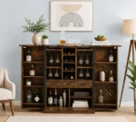 Jorvik Solid Sheesham Wood Multipurpose Cabinet in Honey Finish