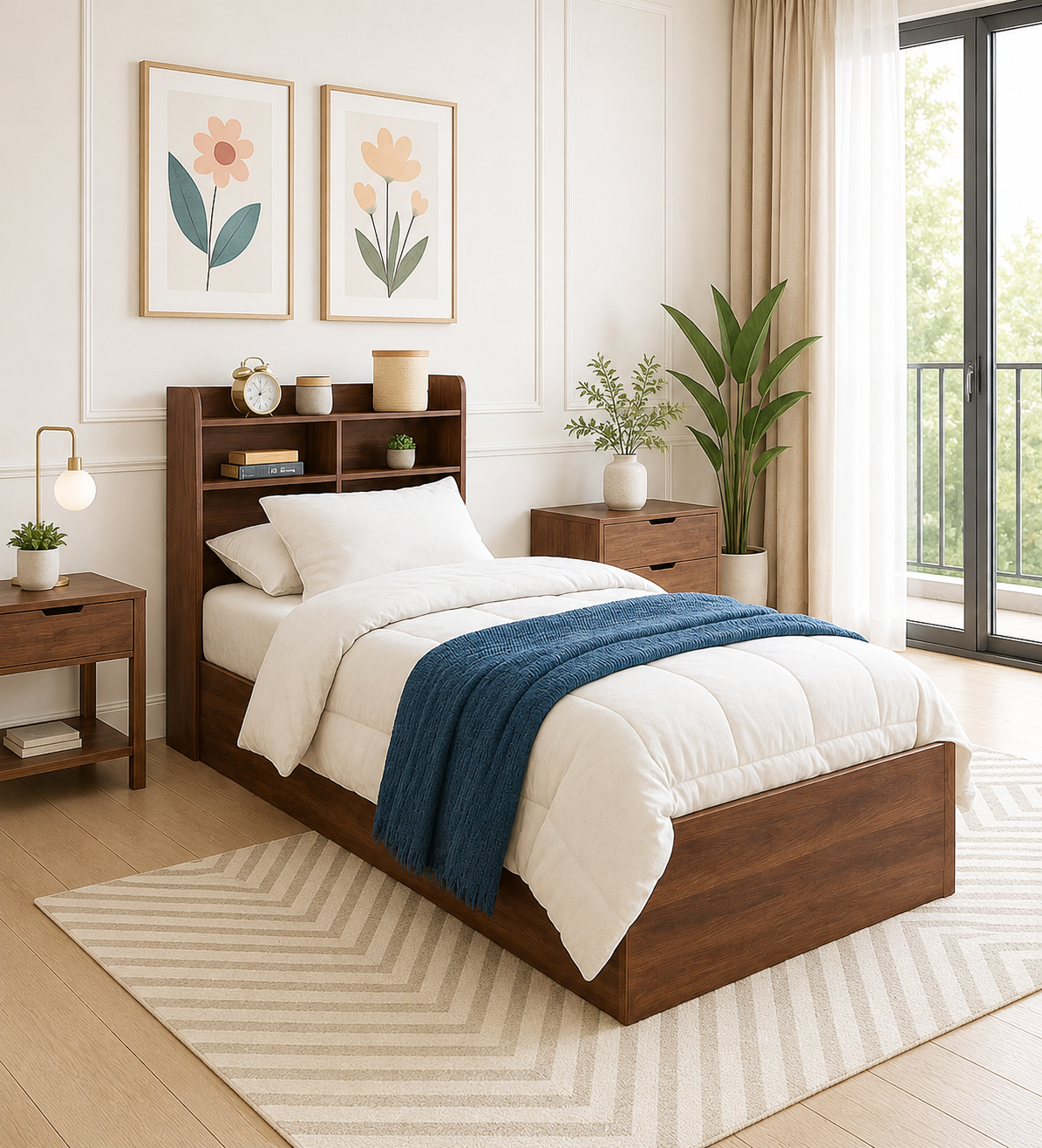 Kingston-Solid-Sheesham-Wood-Single-Bed-with-Minimalist-Design-1.png Import placeholder for 3121 - Image 1