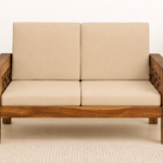 Kingswood Wellington Premium Upholstered Wooden Frame Two Seater Lounge Sofa