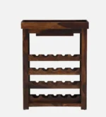 Larkwood Sheesham Wood Tall Utility Cabinet in Walnut Finish - Image 6