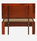 Lennox Solid Sheesham Wood Single Bed with Elegant Wooden Headboard in Walnut Finish - Image 8
