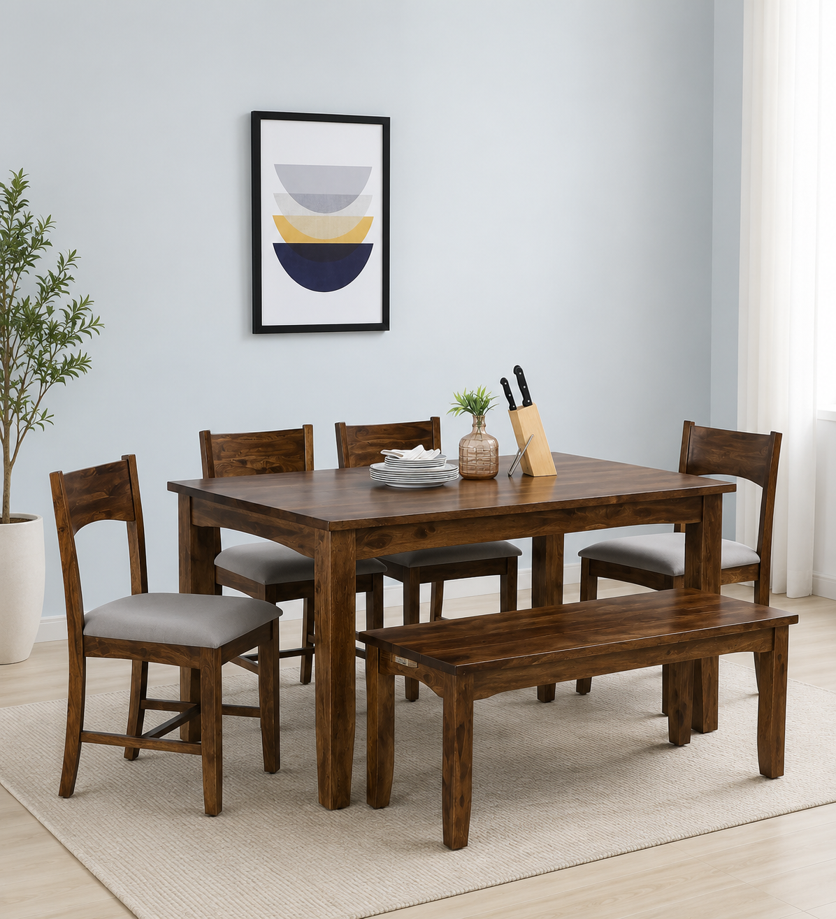 Lorex-Handcrafted-Solid-Sheesham-Wood-6-Seater-Dining-Table-Set-1.png Import placeholder for 2348 - Image 1