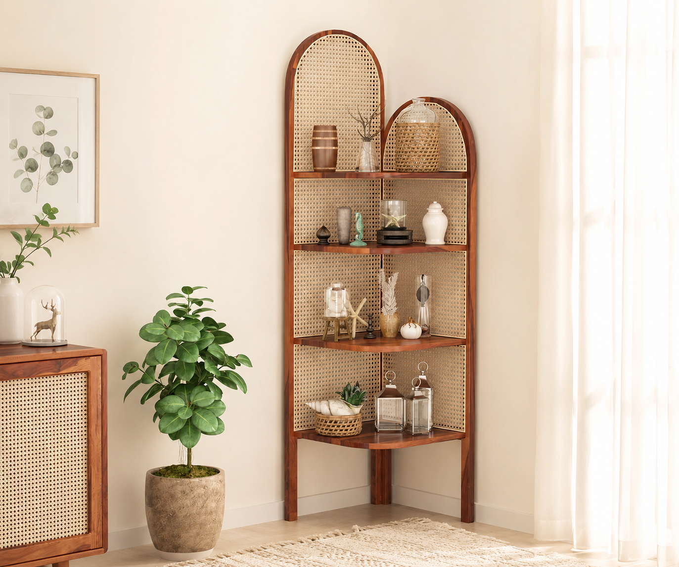Luxury-Handcrafted-Solid-Sheesham-Wood-Bookshelf-for-Home-Library-1.png Import placeholder for 1653 - Image 1