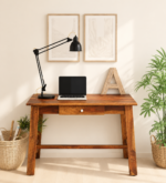 Marlborough Solid Sheesham Wood Writing Desk with Spacious Storage Design