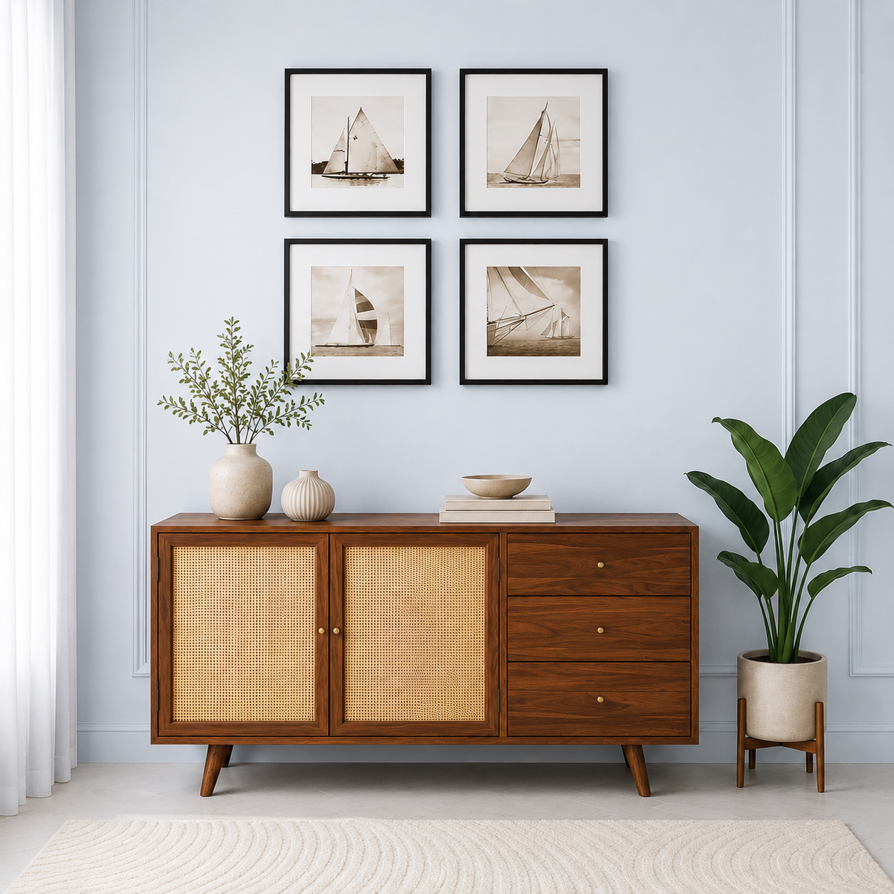Modern-Classic-Solid-Wood-Side-Board-Cabinet-with-Ample-Storage-Space-1.png Import placeholder for 3467 - Image 1