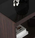 Navira Solid Sheesham Wood Modern Coffee Table with Elegant Wooden Design - Image 7