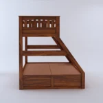 Oakshire Classic Heritage Inspired Natural Wooden Spacious Bunk Bed - Image 6