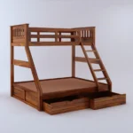 Oakshire Classic Heritage Inspired Natural Wooden Spacious Bunk Bed - Image 7
