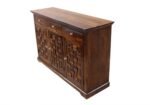 Oakvale Contemporary Heritage Inspired Natural Wooden Sideboard - Image 4