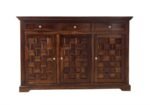 Oakvale Contemporary Heritage Inspired Natural Wooden Sideboard - Image 5