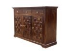 Oakvale Contemporary Heritage Inspired Natural Wooden Sideboard - Image 6