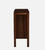 Orion Wooden Bar Table Set with Fabric Upholstery in Honey Finish - Image 9