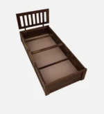 Orson Solid Sheesham Wood Single Bed with Modern Wooden Headboard in Provincial Teak Finish - Image 4