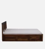 Orson Solid Sheesham Wood Single Bed with Modern Wooden Headboard in Provincial Teak Finish - Image 5