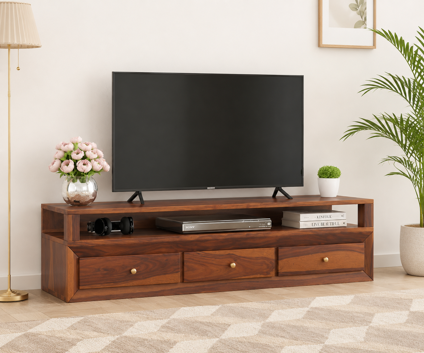 Porto-Contemporary-Solid-Sheesham-Wood-TV-Unit-1.png Import placeholder for 1157 - Image 1