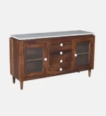 Premium Natural Sheesham Wood Wooden Storage Cabinet - Image 6