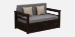 Rayan Sheesham Wood Sofa Cum Bed with Cushioned Mattress - Image 5