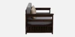 Rayan Sheesham Wood Sofa Cum Bed with Cushioned Mattress - Image 8