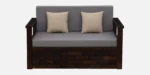 Rayan Sheesham Wood Sofa Cum Bed with Cushioned Mattress - Image 9