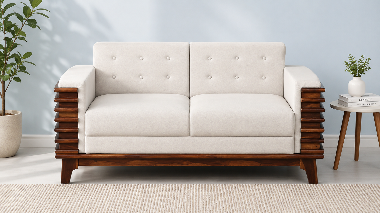 Royal-Crest-Solid-Sheesham-Wood-2-Seater-Sofa-with-Plush-Cushion-Seating-1-2.png Import placeholder for 3547 - Image 1