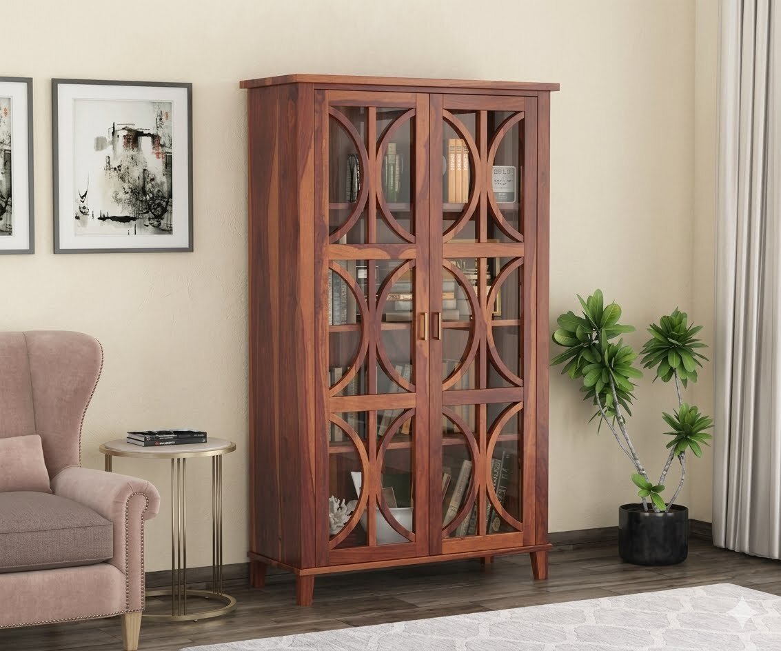 Rustic-Haven-Solid-Sheesham-Wood-Display-Rack-and-Bookshelf-for-Home-1.jpg Import placeholder for 1601 - Image 1