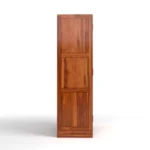 Rustica Solid Sheesham Wood Wardrobe In Teak Wood Finish - Image 4