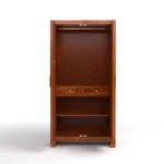 Rustica Solid Sheesham Wood Wardrobe In Teak Wood Finish - Image 5