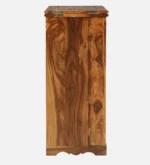 Solid Sheesham Wood Multi Utility Storage Cabinet with Contemporary Design - Image 8