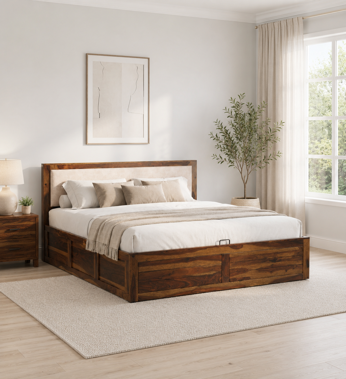 Solvik-Handcrafted-Wooden-Double-Bed-with-Premium-Finish-1.png Import placeholder for 2855 - Image 1