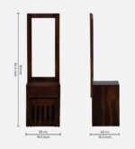 Sterling Solid Sheesham Wood Chest of Drawers with Classic Bedroom Storage - Image 3