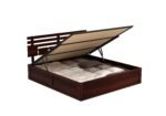 Timbercrest Traditional Handcrafted Premium Wooden Large Storage Bedroom Bed - Image 5