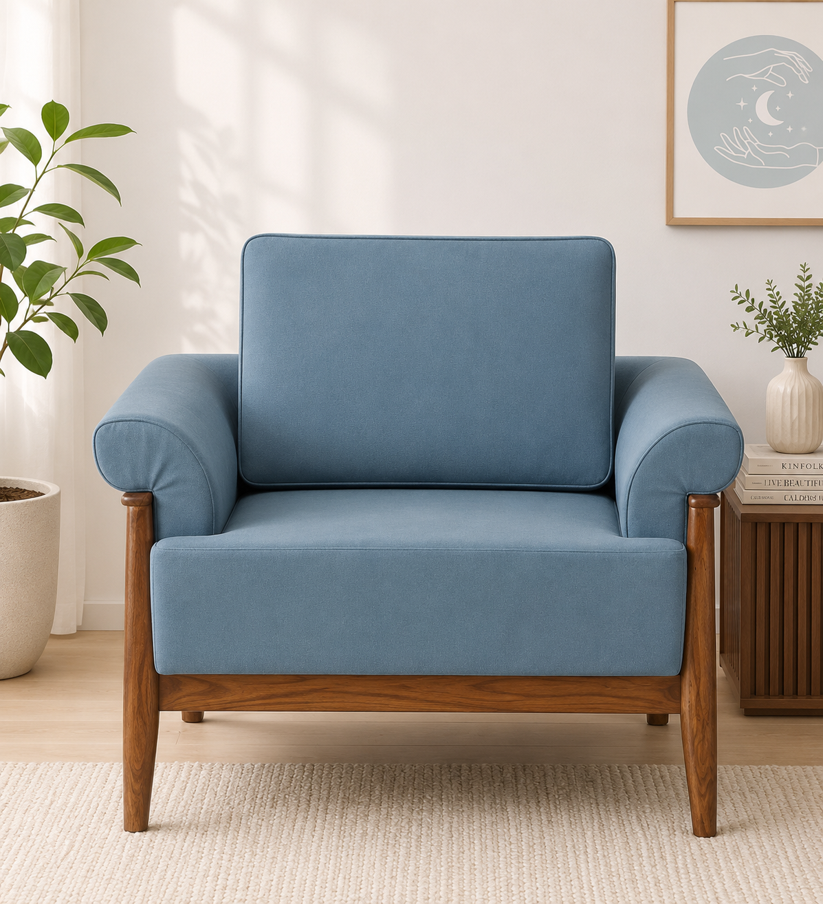 Urban-Luxury-Sheesham-Wood-Single-Seater-Sofa-for-Stylish-Living-Rooms-1.png Import placeholder for 3883 - Image 1