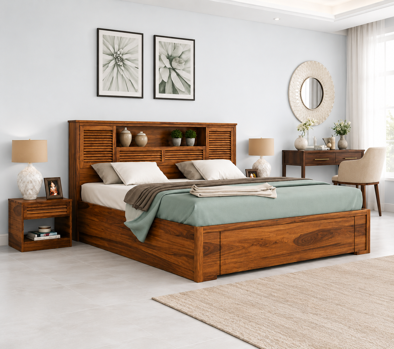 Valencia-Premium-Wooden-Storage-Bed-with-Spacious-Box-Storage-1.png Import placeholder for 4372 - Image 1