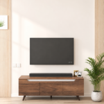 Vanya Handcrafted Sheesham Wood Modern TV Unit with Storage Cabinet