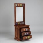 Vareli Solid Sheesham Wood Contemporary Bedroom Storage Dresser - Image 6