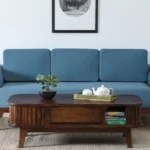 Vareli Solid Sheesham Wood Contemporary Coffee Table for Stylish Home Interiors