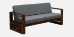 Vedant Sheesham Wood 3 Seater Sofa in Natural Wood Finish - Image 7