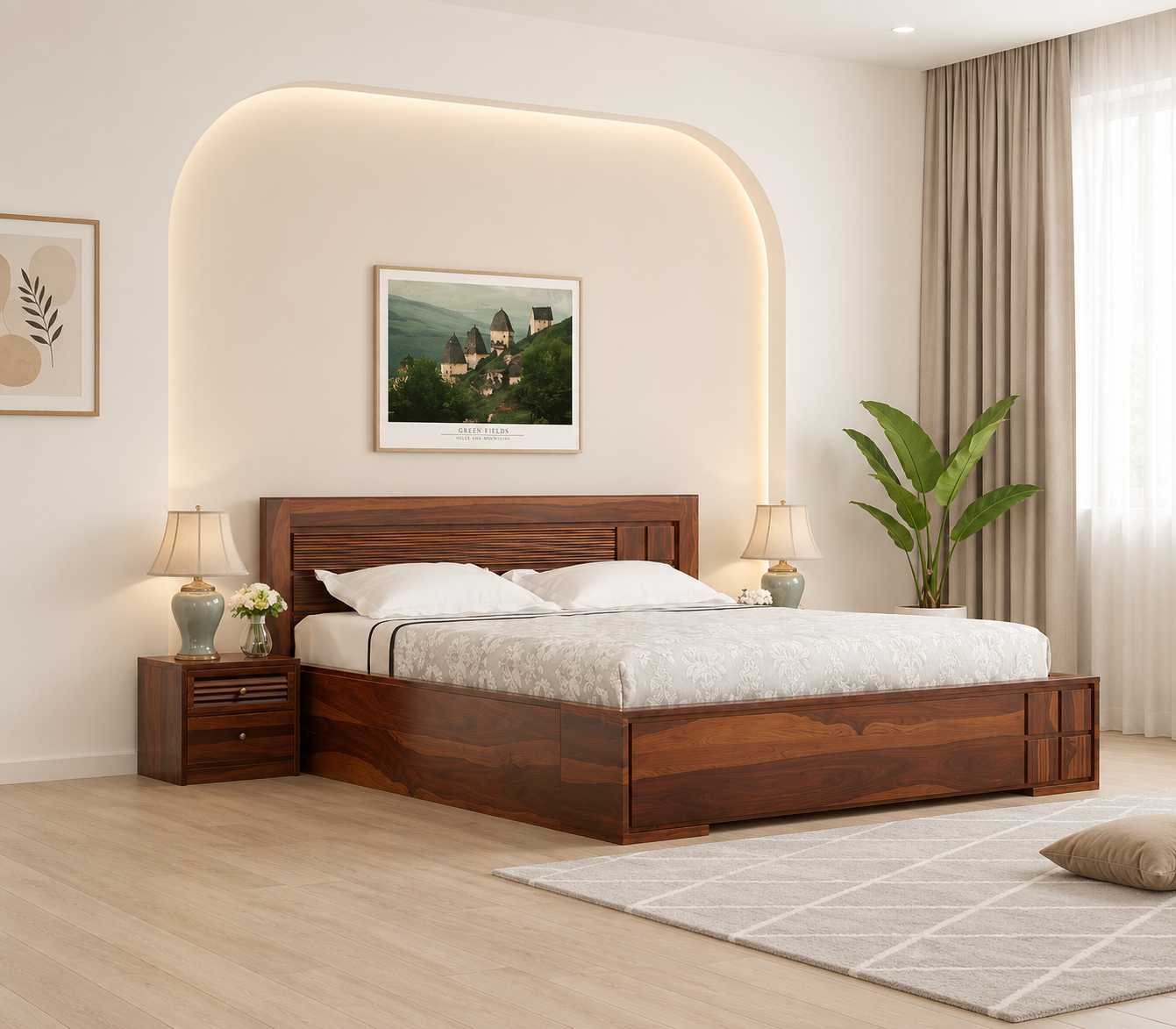 Verona-Classic-Sheesham-Wood-Bed-with-Spacious-Box-Storage-1.png Import placeholder for 1172 - Image 1