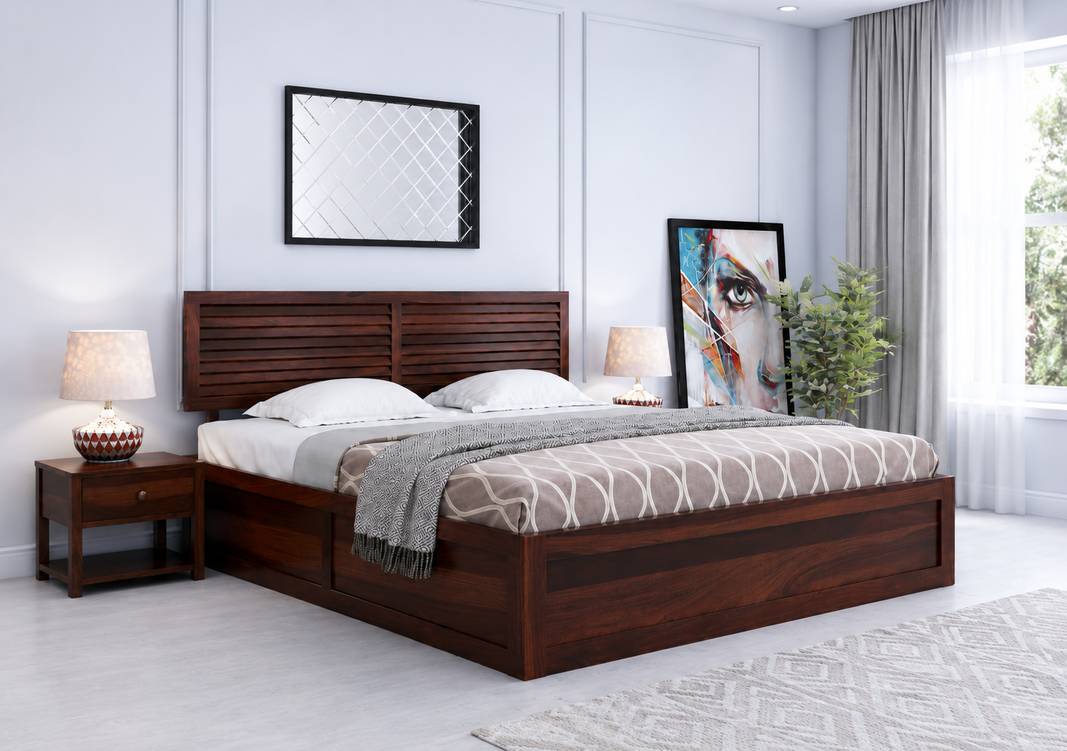 Verona-Solid-Sheesham-Wood-Storage-Bed-in-Elegant-Walnut-Finish-1.png Import placeholder for 4403 - Image 1