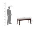 Willowbrook Contemporary Crafted Solid Wood Natural Finish Six Seater Family Dining Table Set - Image 3